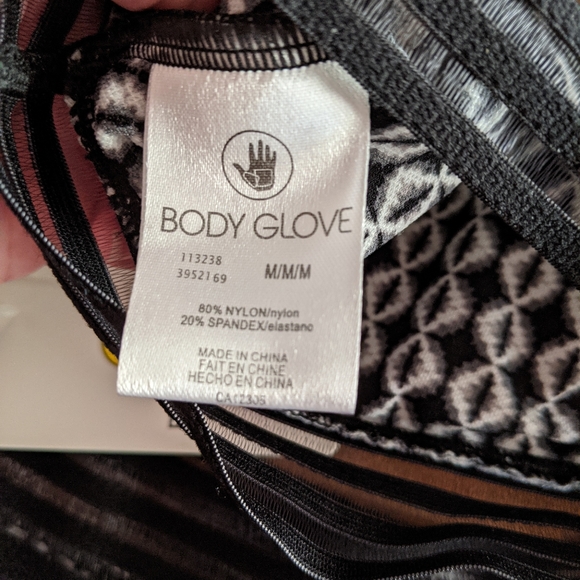 NWT Body Glove Black Floral Sea View May Keyhole Bikini - Picture 9 of 10